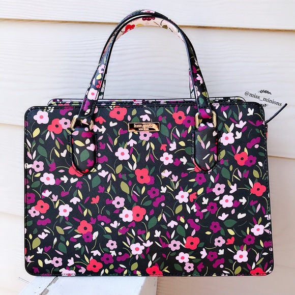 Kate Spade Laurel Way Boho Floral Reese Purse Bag - Picture 2 of 8